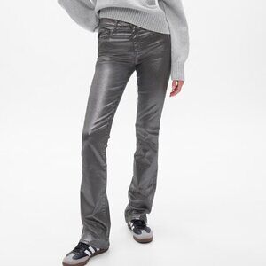 GAP Denim Mid Rise Metallic Baby Boot Jeans NWT